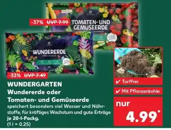 Kaufland WUNDERGARTEN Wundererde oder Tomaten- und Gemüseerde Angebot
