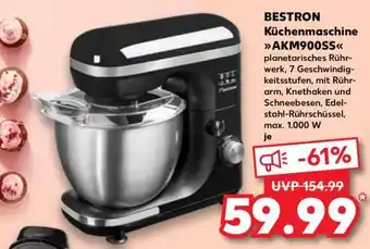 Kaufland BESTRON Küchenmaschine AKM900SS Angebot