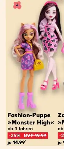 Kaufland Fashion-Puppe Monster High Angebot