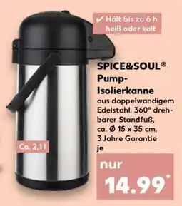 Kaufland SPICE&SOUL Pump-Isolierkanne Angebot