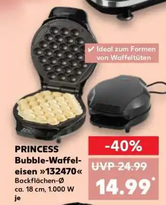 Kaufland PRINCESS Bubble-Waffeleisen 132470 Angebot