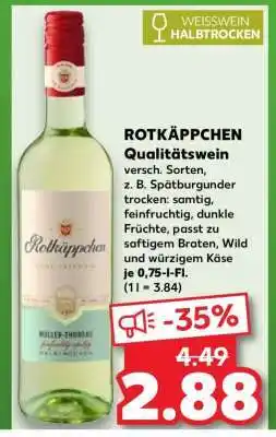Kaufland ROTKÄPPCHEN Qualitätswein Angebot