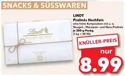 Kaufland LINDT Pralinés Hochfein Angebot