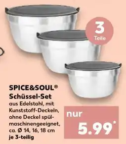 Kaufland SPICE&SOUL Schüssel-Set Angebot
