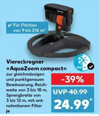 Kaufland Viereckregner AquaZoom compact Angebot