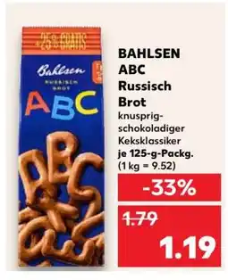 Kaufland Bahlsen ABC Russisch Brot Angebot