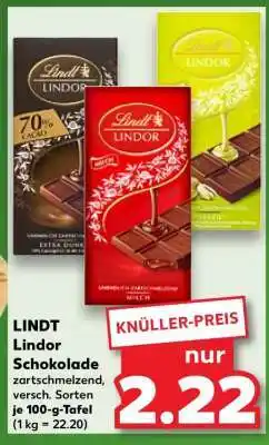 Kaufland LINDT Lindor Schokolade Angebot