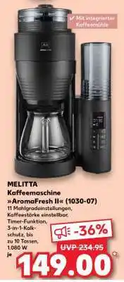 Kaufland Kaffeemaschine AromaFresh II (1030-07) Angebot