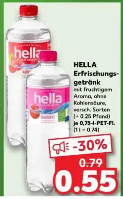 Kaufland HELLA Erfrischungsgetränk Angebot