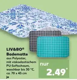 Kaufland LIV&BO Badematte Angebot