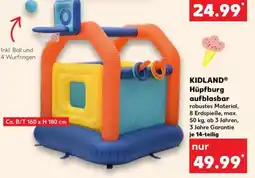 Kaufland KIDLAND Hüpfburg aufblasbar Angebot