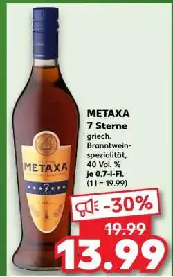 Kaufland METAXA 7 Sterne Angebot