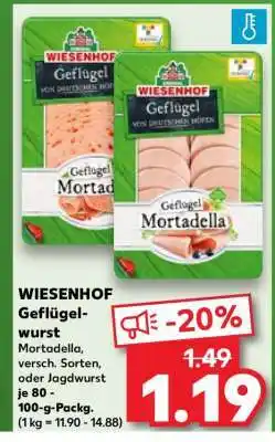 Kaufland WIESENHOF Geflügelwurst Angebot