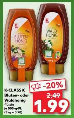 Kaufland K-CLASSIC Blüten- oder Waldhonig Angebot