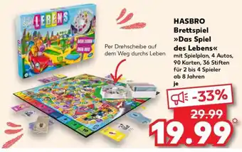 Kaufland HASBRO Brettspiel Das Spiel des Lebens Angebot