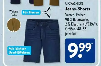 Aldi Süd UP2FASHION Jeans-Shorts Angebot