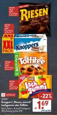 Aldi Süd Storck: Knoppers, Riesen, nimm2 Lachgummi oder Toffifee Angebot