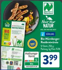 Aldi Süd Bio Nürnberger Rostbratwürste Angebot