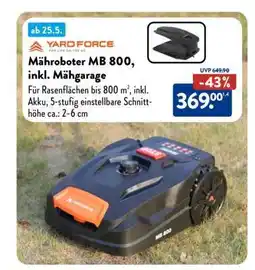 Aldi Süd Mähroboter MB 800, inkl. Mähgarage Angebot