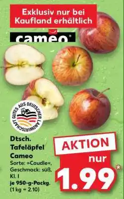 Kaufland Dtsch. Tafeläpfel Cameo Angebot