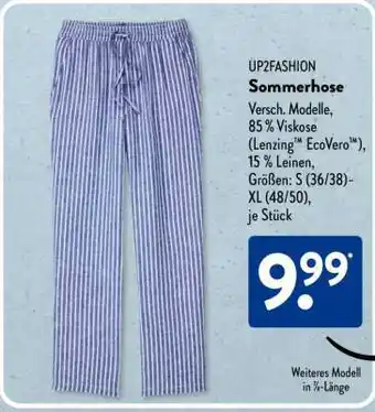Aldi Süd UP2FASHION Sommerhose Angebot