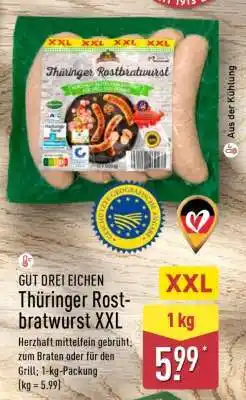 Aldi Nord GUT DREI EICHEN Thüringer Rostbratwurst XXL Angebot