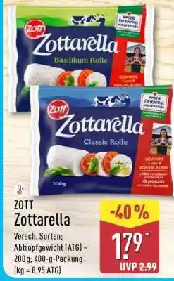 Aldi Nord Zott Zottarella Angebot
