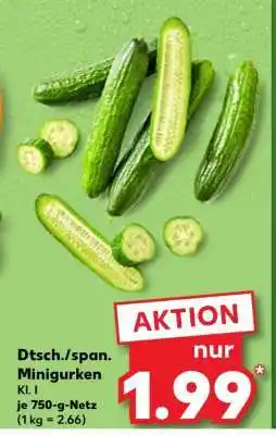 Kaufland Dtsch./span. Minigurken Angebot