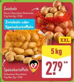 Aldi Nord Zwiebeln oder Speisekartoffeln Angebot