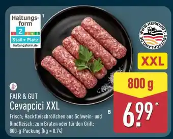 Aldi Nord FAIR & GUT Cevapcici XXL Angebot