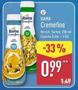 Aldi Nord Rama Cremefine Angebot