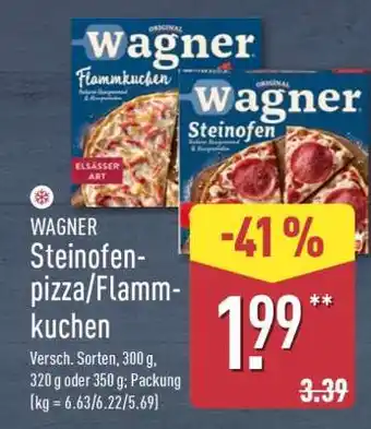 Aldi Nord WAGNER Steinofenpizza/Flammkuchen Angebot