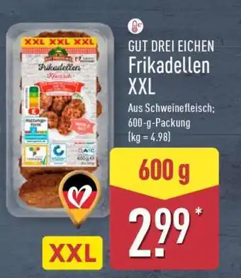 Aldi Nord GUT DREI EICHEN Frikadellen XXL Angebot