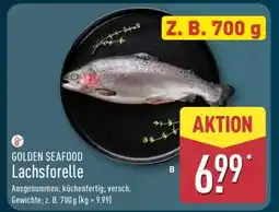 Aldi Nord GOLDEN SEAFOOD Lachsforelle Angebot