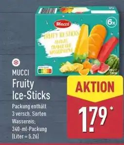 Aldi Nord MUCCI Fruity Ice-Sticks Angebot