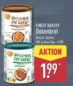 Aldi Nord FINEST BAKERY Dosenbrot Angebot