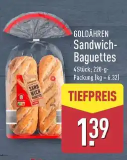 Aldi Nord GOLDÄHREN Sandwich-Baguettes Angebot