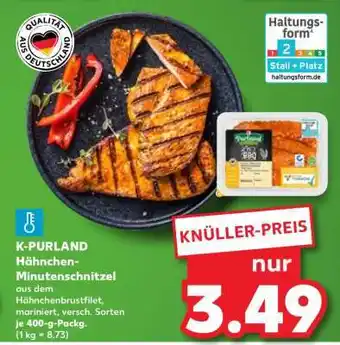 Kaufland K-PURLAND Hähnchen-Minuten-schnitzel Angebot