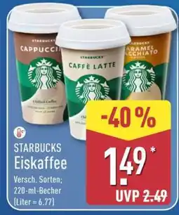Aldi Nord STARBUCKS Eiskaffee Angebot