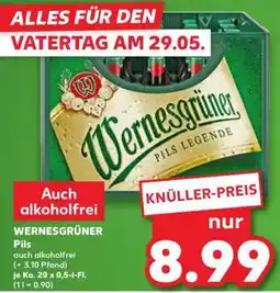 Kaufland WERNESGRÜNER Pils Angebot