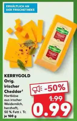 Kaufland KERRYGOLD Orig. irischer Cheddar Angebot