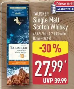 Aldi Nord Talisker Single Malt Scotch Whisky Angebot