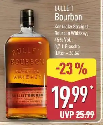 Aldi Nord BULLEIT Bourbon Angebot