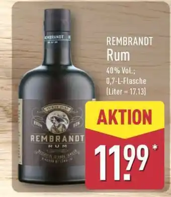 Aldi Nord REMBRANDT Rum Angebot