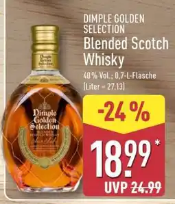 Aldi Nord Dimple Golden Selection Blended Scotch Whisky Angebot