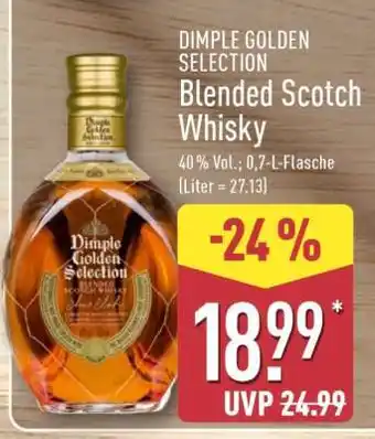 Aldi Nord Dimple Golden Selection Blended Scotch Whisky Angebot