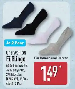 Aldi Nord UP2FASHION Füßlinge Angebot