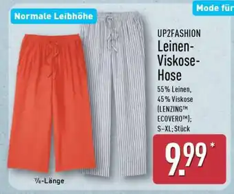 Aldi Nord UP2FASHION Leinen-Viskose-Hose Angebot