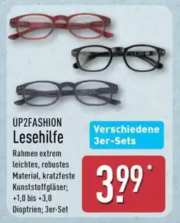Aldi Nord UP2FASHION Lesehilfe Angebot