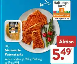 Aldi Süd BBQ Marinierte Putensteaks Angebot